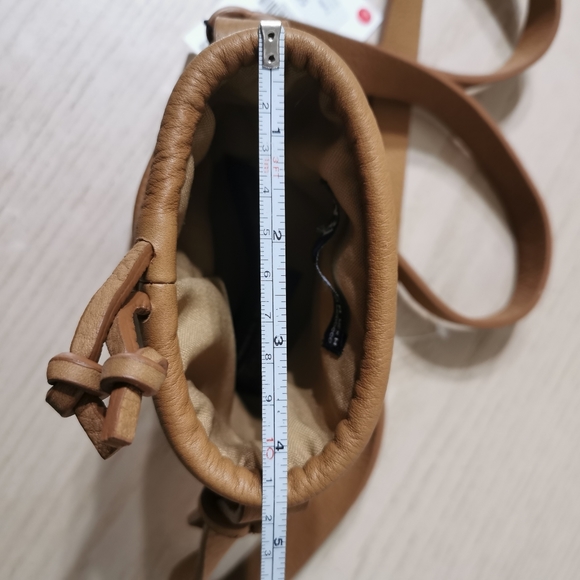 Zara Mini Leather Bucket Crossbody Bag - Picture 9 of 11